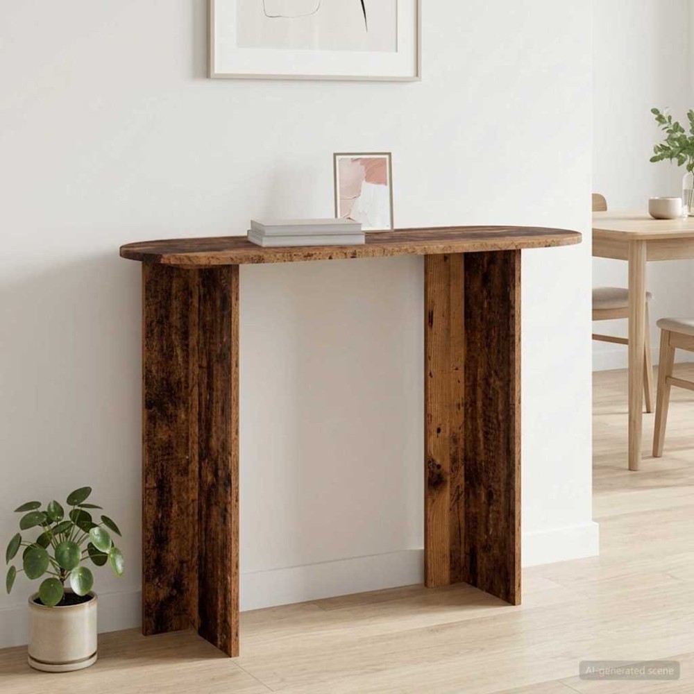 vidaXL Τραπέζι κονσόλας Παλαιωμένο ξύλο 100 x 39,5 x 75 εκ
