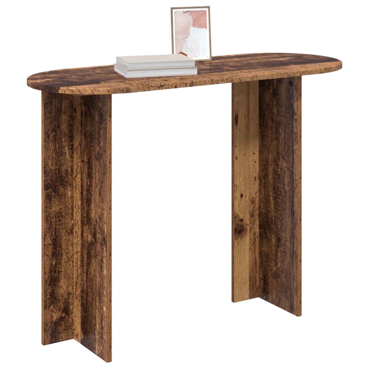 vidaXL Τραπέζι κονσόλας Παλαιωμένο ξύλο 100 x 39,5 x 75 εκ