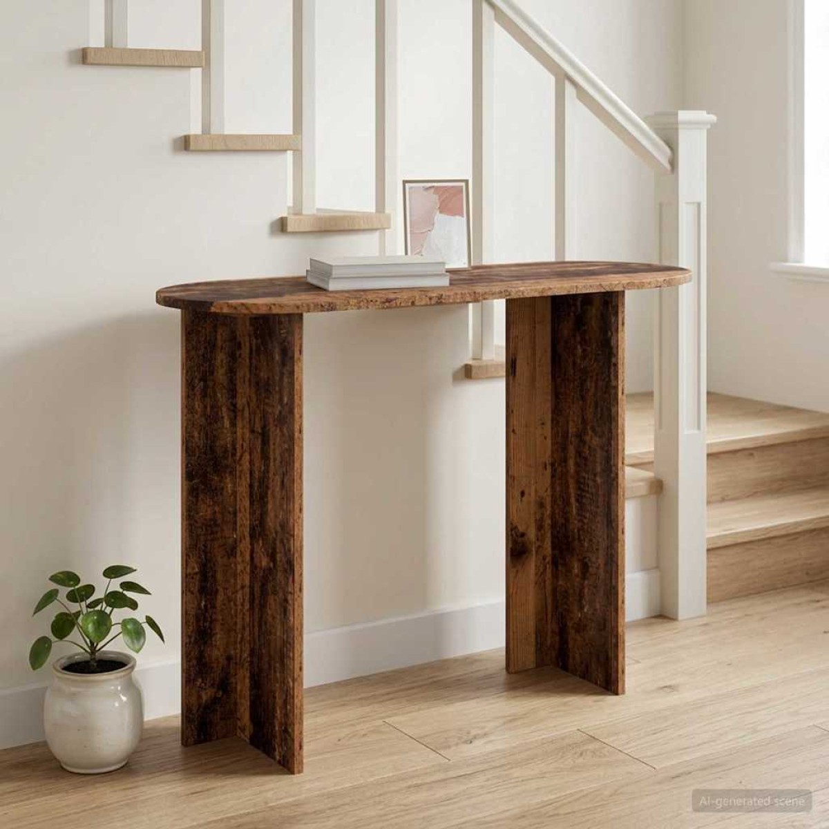 vidaXL Τραπέζι κονσόλας Παλαιωμένο ξύλο 100 x 39,5 x 75 εκ
