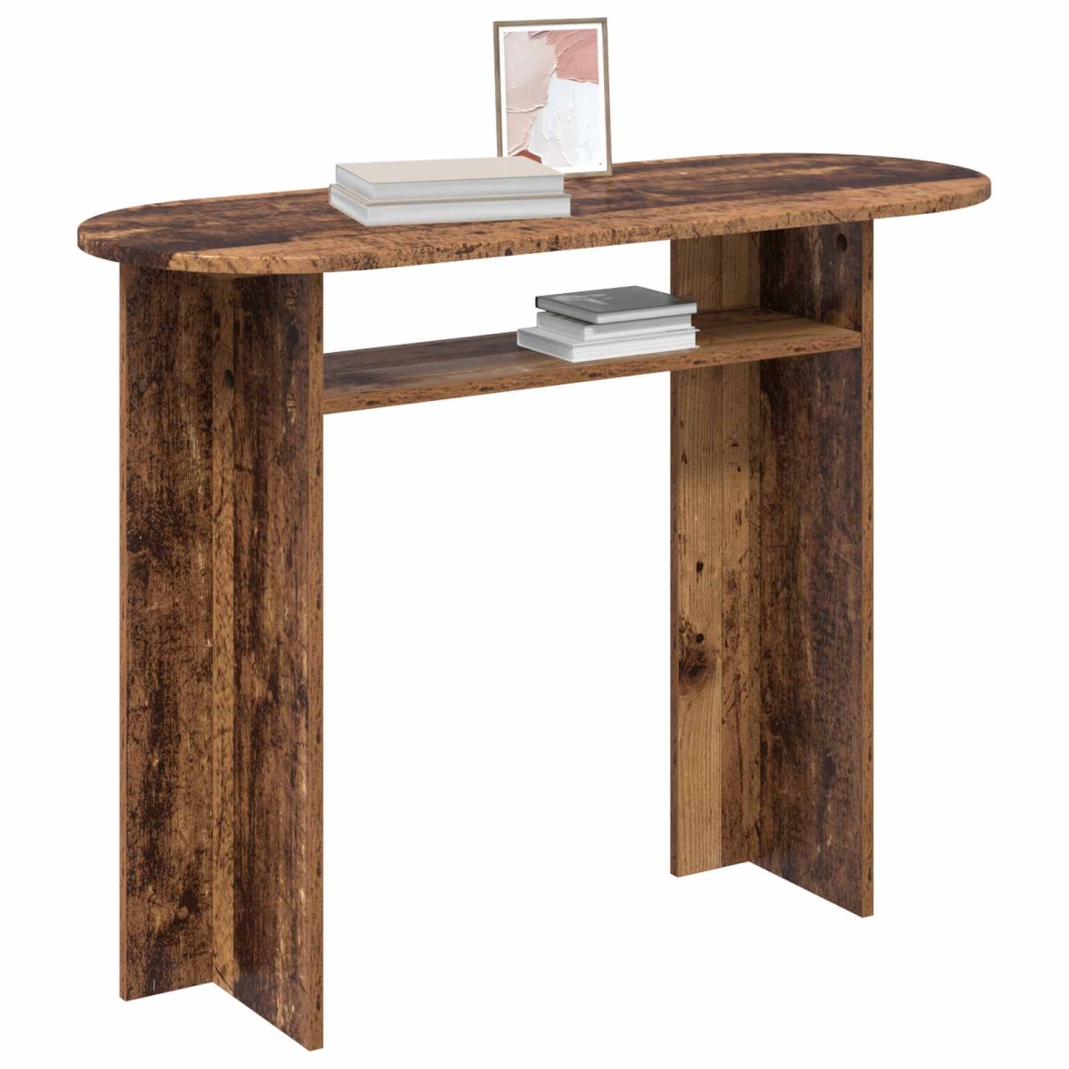 vidaXL Τραπέζι κονσόλας Παλαιωμένο ξύλο 100 x 39,5 x 75 εκ
