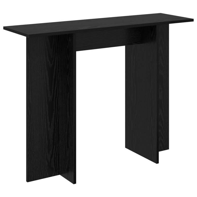 vidaXL Τραπέζι κονσόλας Μαύρη Δρυς 100 x 30 x 75 εκ Επεξεργασμένο Ξύλο