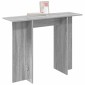 vidaXL Τραπέζι κονσόλας Γκρι Sonoma 100 x 30 x 75 εκ