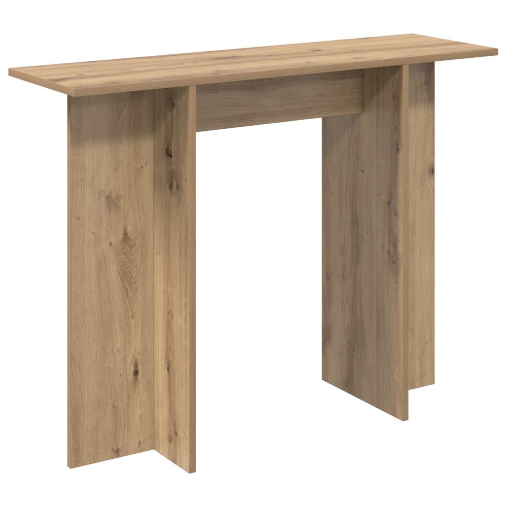 vidaXL Τραπέζι κονσόλας Artisan Δρυς 100 x 30 x 75 εκ