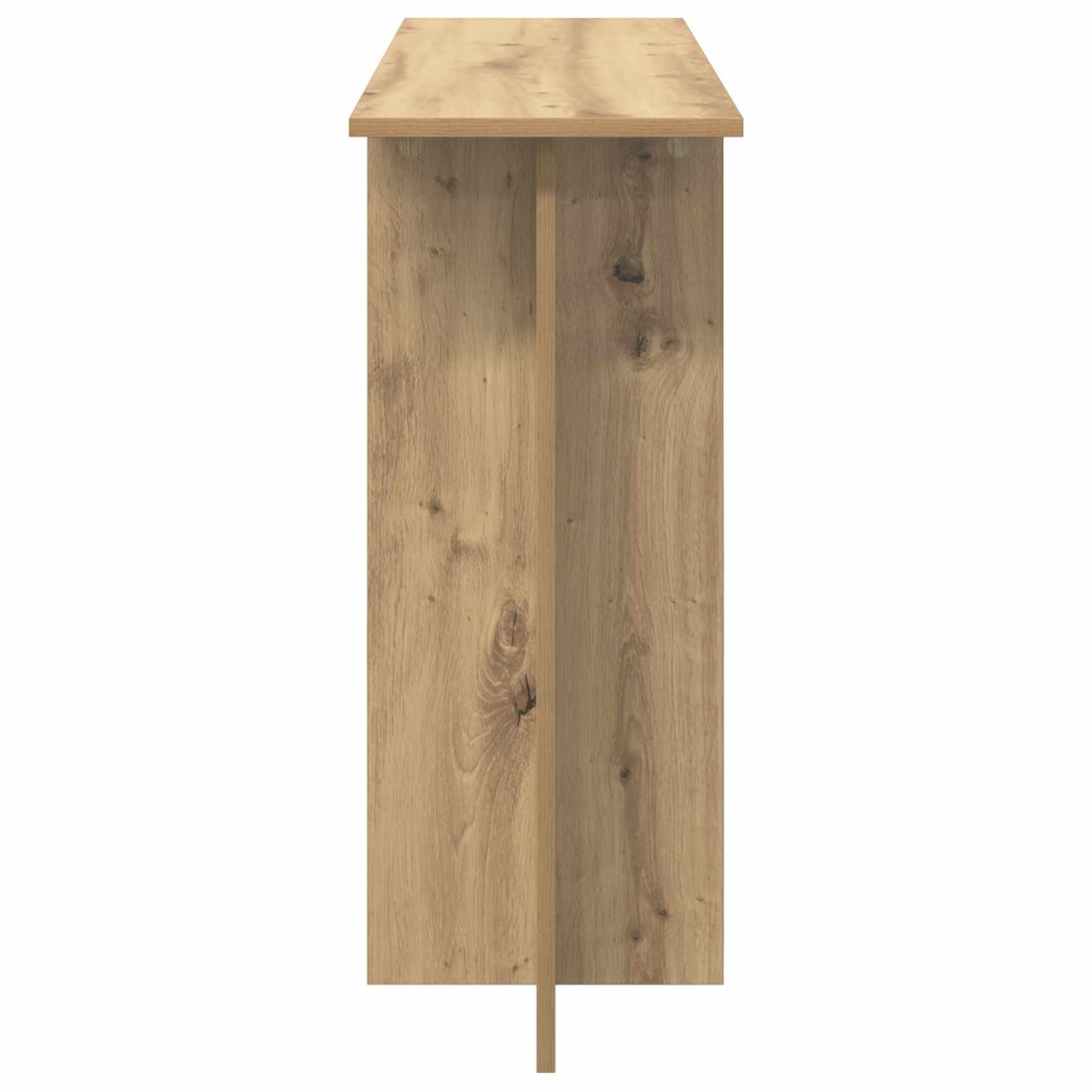 vidaXL Τραπέζι κονσόλας Artisan Δρυς 100 x 30 x 75 εκ