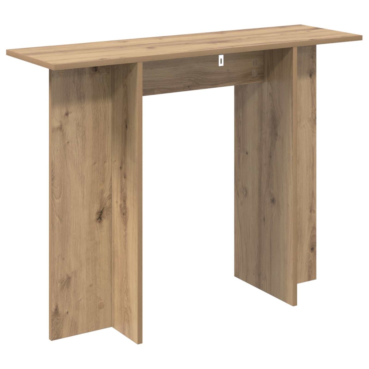 vidaXL Τραπέζι κονσόλας Artisan Δρυς 100 x 30 x 75 εκ