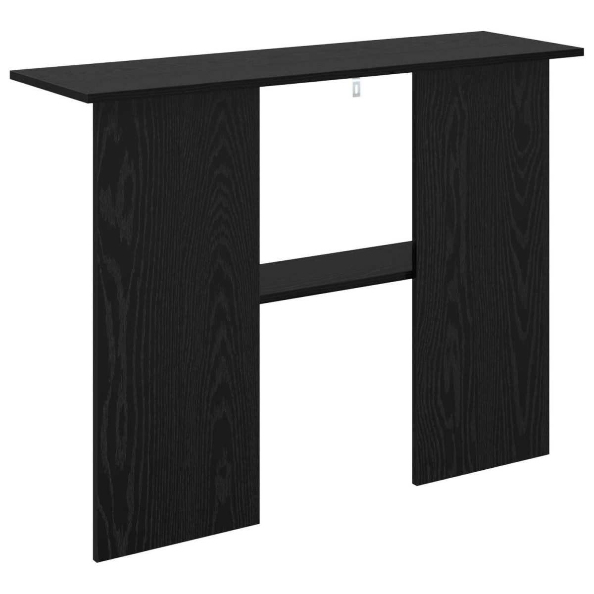 vidaXL Τραπέζι κονσόλας Μαύρη Δρυς 100 x 30 x 75 εκ Επεξεργασμένο Ξύλο