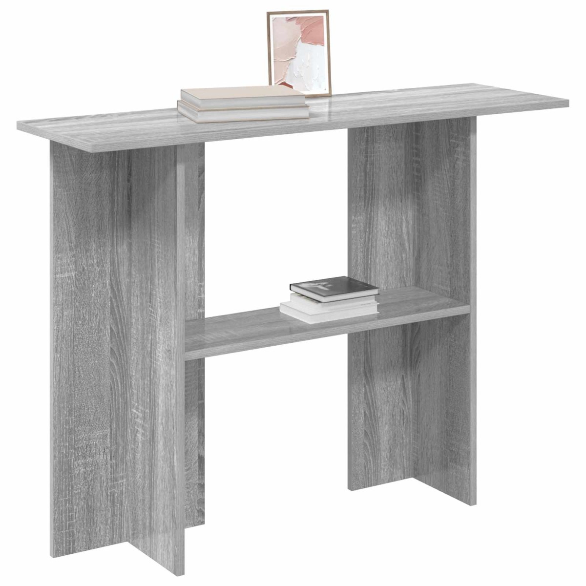 vidaXL Τραπέζι κονσόλας Γκρι Sonoma 100 x 30 x 75 εκ
