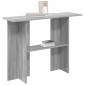 vidaXL Τραπέζι κονσόλας Γκρι Sonoma 100 x 30 x 75 εκ
