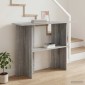 vidaXL Τραπέζι κονσόλας Γκρι Sonoma 100 x 30 x 75 εκ