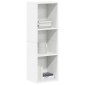 vidaXL Βιβλιοθήκη/Έπιπλο Τηλεόρασης Λευκό 36x30x114 εκ. Μοριοσανίδα