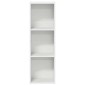 vidaXL Βιβλιοθήκη/Έπιπλο Τηλεόρασης Λευκό 36x30x114 εκ. Μοριοσανίδα