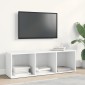 vidaXL Βιβλιοθήκη/Έπιπλο Τηλεόρασης Λευκό 36x30x114 εκ. Μοριοσανίδα