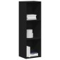 vidaXL Βιβλιοθήκη/Έπιπλο Τηλεόρασης Μαύρο 36x30x114 εκ. Μοριοσανίδα