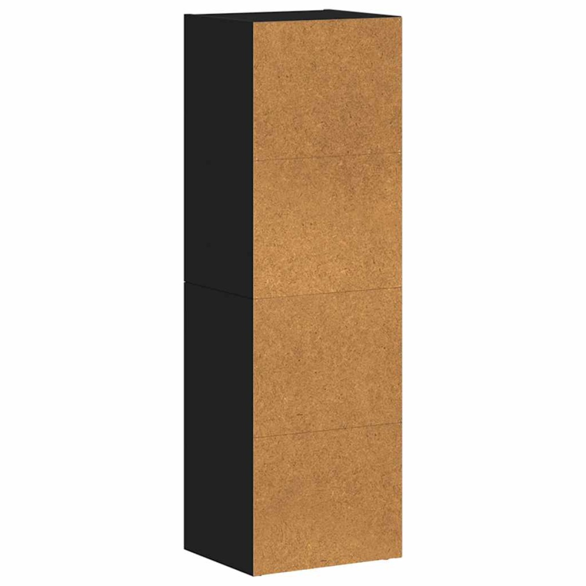 vidaXL Βιβλιοθήκη/Έπιπλο Τηλεόρασης Μαύρο 36x30x114 εκ. Μοριοσανίδα