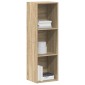 vidaXL Βιβλιοθήκη/Έπιπλο TV Sonoma Δρυς 36x30x114 εκ. από Μοριοσανίδα