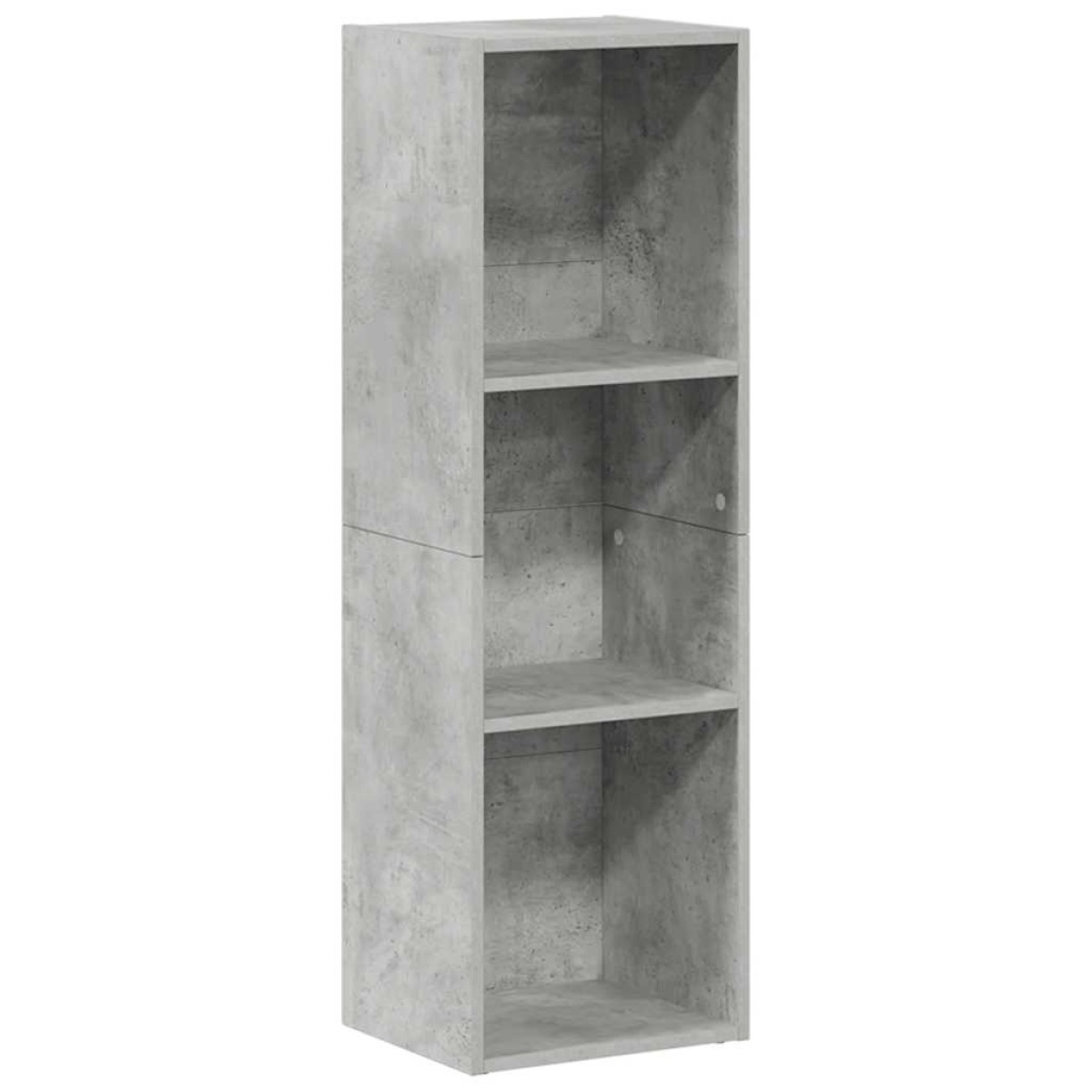 vidaXL Βιβλιοθήκη/Έπιπλο TV Γκρι Σκυροδέματος 36x30x114 εκ Μοριοσανίδα