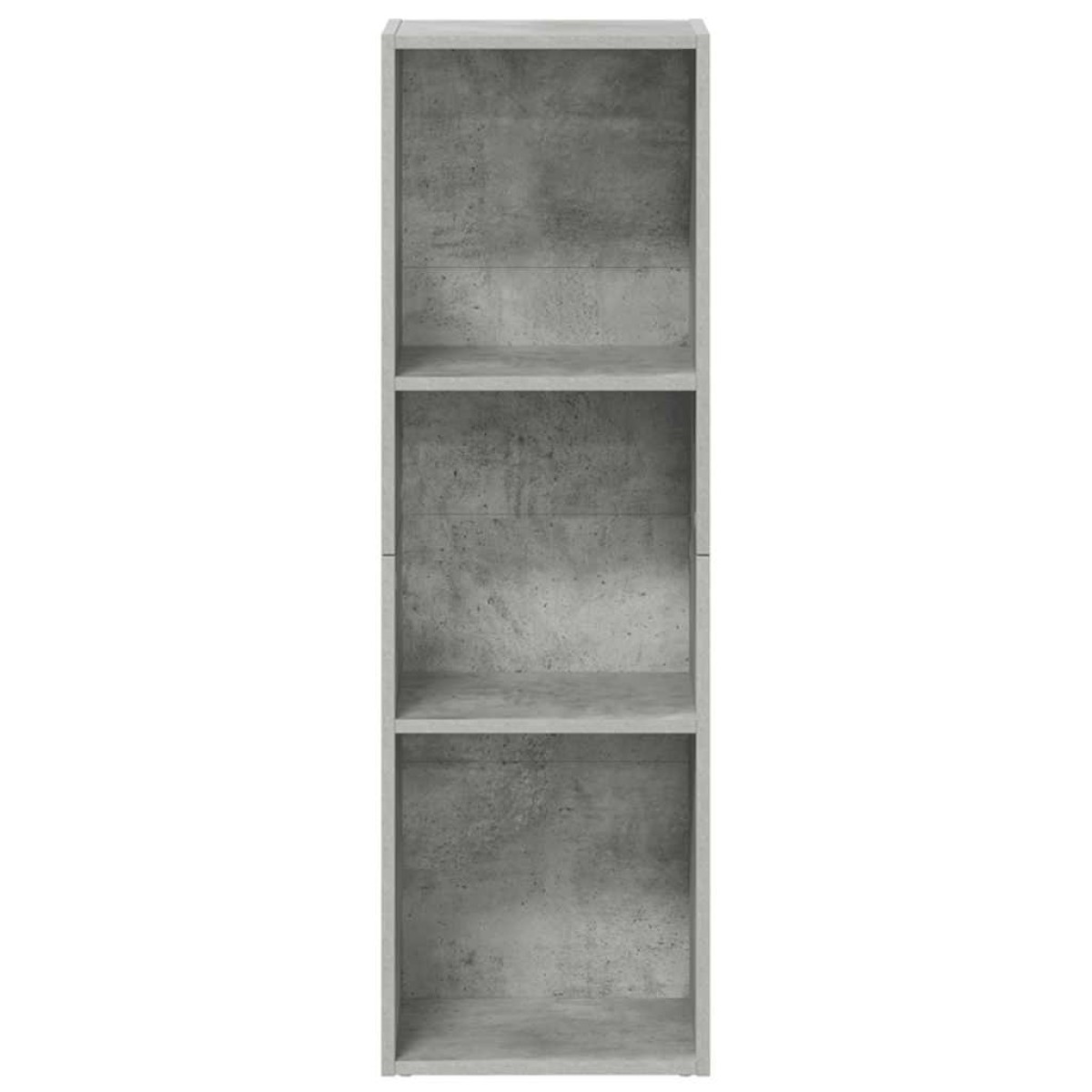 vidaXL Βιβλιοθήκη/Έπιπλο TV Γκρι Σκυροδέματος 36x30x114 εκ Μοριοσανίδα