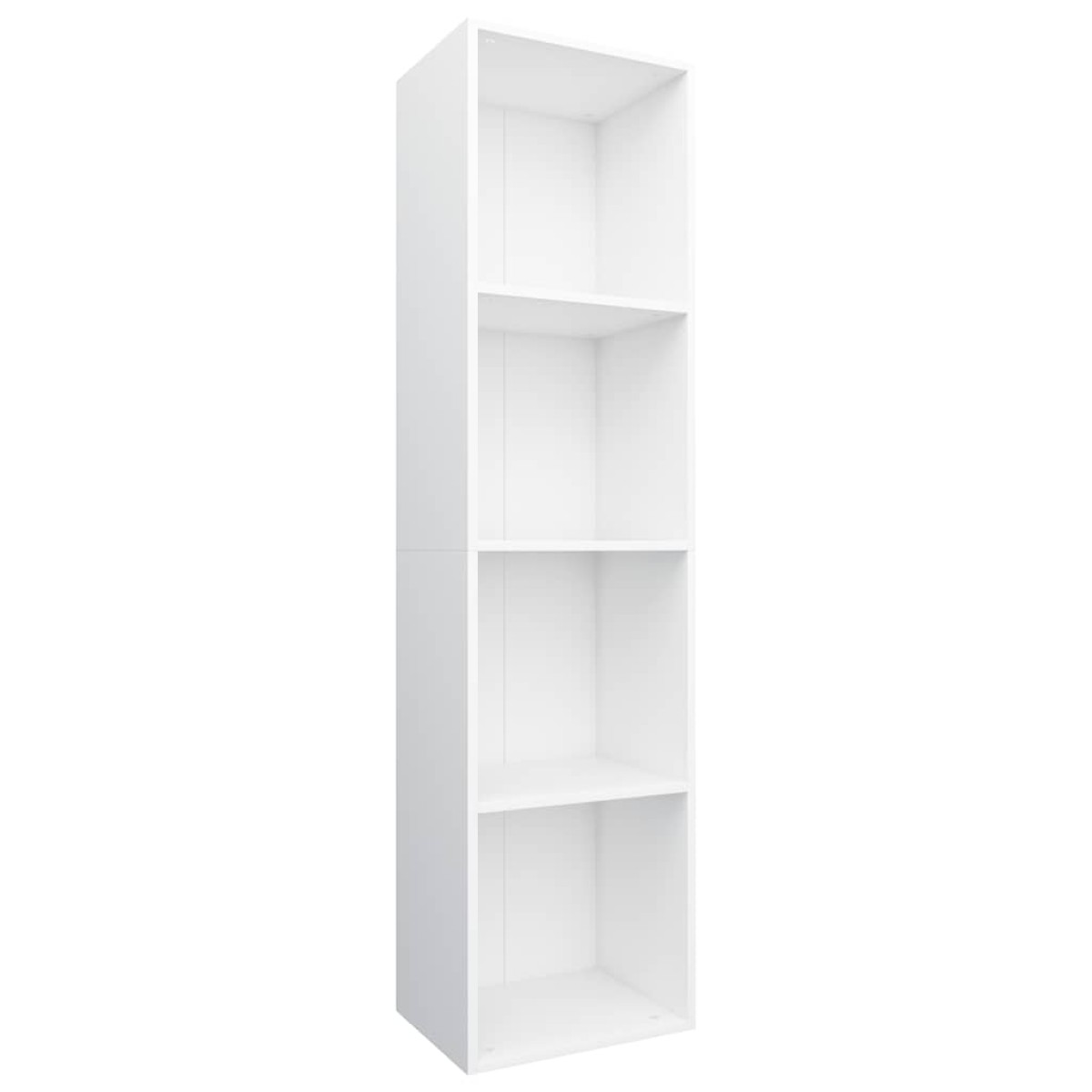 vidaXL Βιβλιοθήκη/Έπιπλο Τηλεόρασης Λευκό 36x30x143 εκ. Μοριοσανίδα