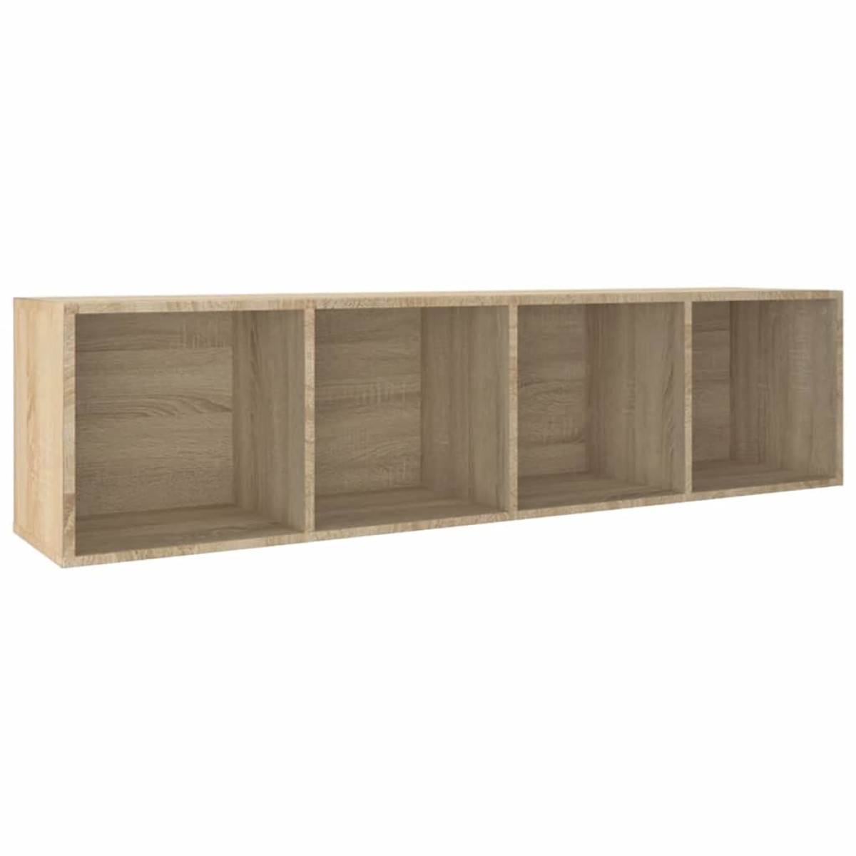 vidaXL Βιβλιοθήκη/Έπιπλο TV Sonoma Δρυς 36x30x143 εκ. από Μοριοσανίδα