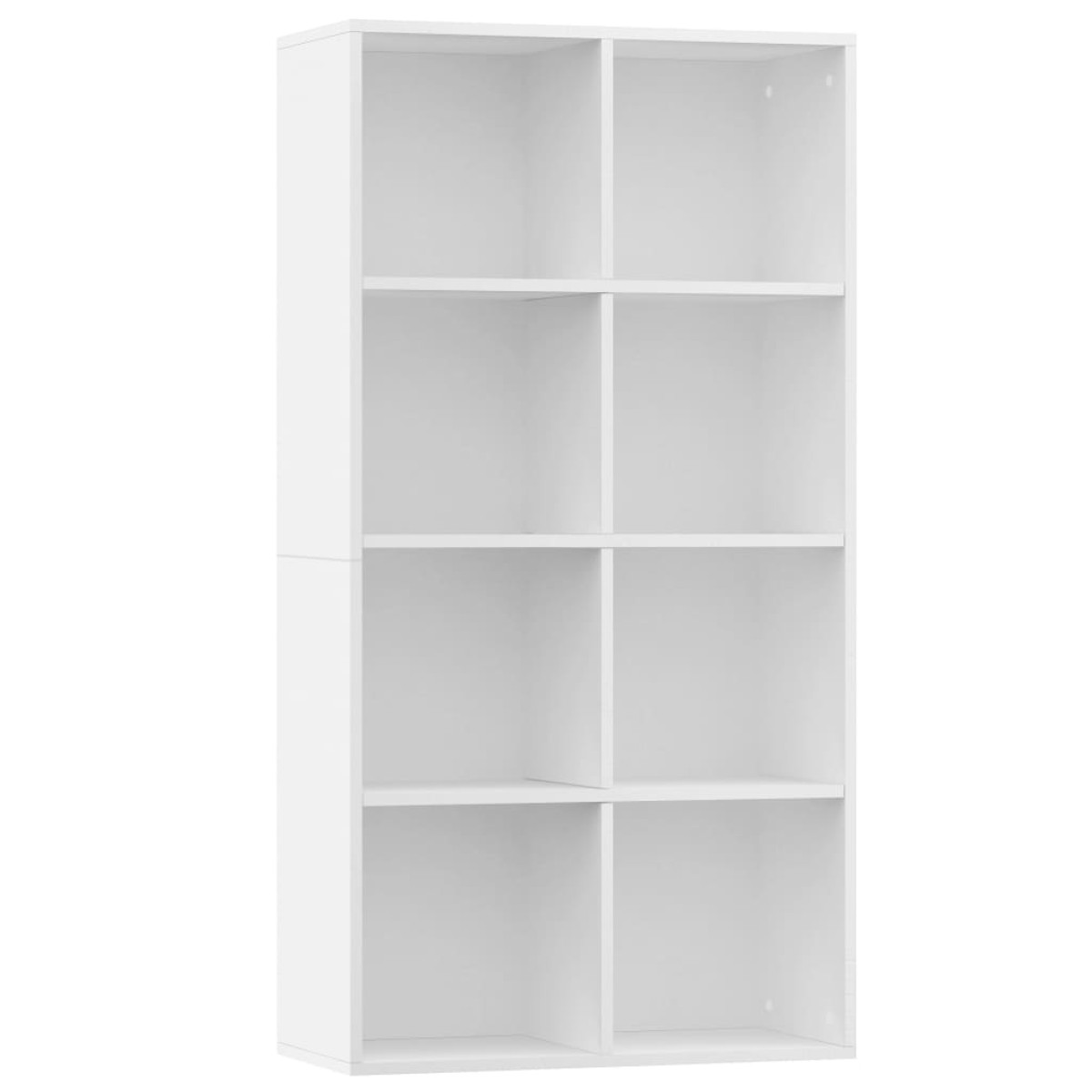 vidaXL Ραφιέρα/Βιβλιοθήκη Λευκή 66 x 30 x 130 εκ. από Μοριοσανίδα