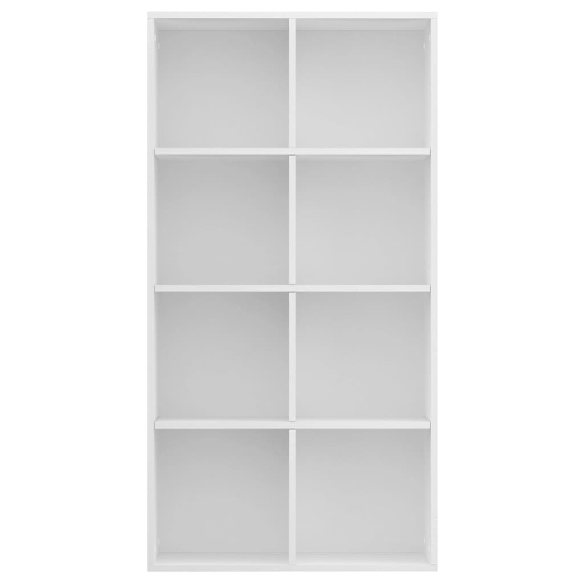 vidaXL Ραφιέρα/Βιβλιοθήκη Λευκή 66 x 30 x 130 εκ. από Μοριοσανίδα
