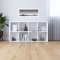 vidaXL Ραφιέρα/Βιβλιοθήκη Λευκή 66 x 30 x 130 εκ. από Μοριοσανίδα