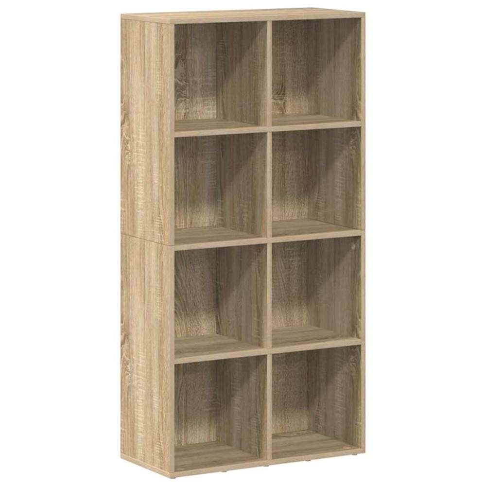 vidaXL Ραφιέρα/Βιβλιοθήκη Sonoma Δρυς 66x30x130 εκ. από Επεξ. Ξύλο