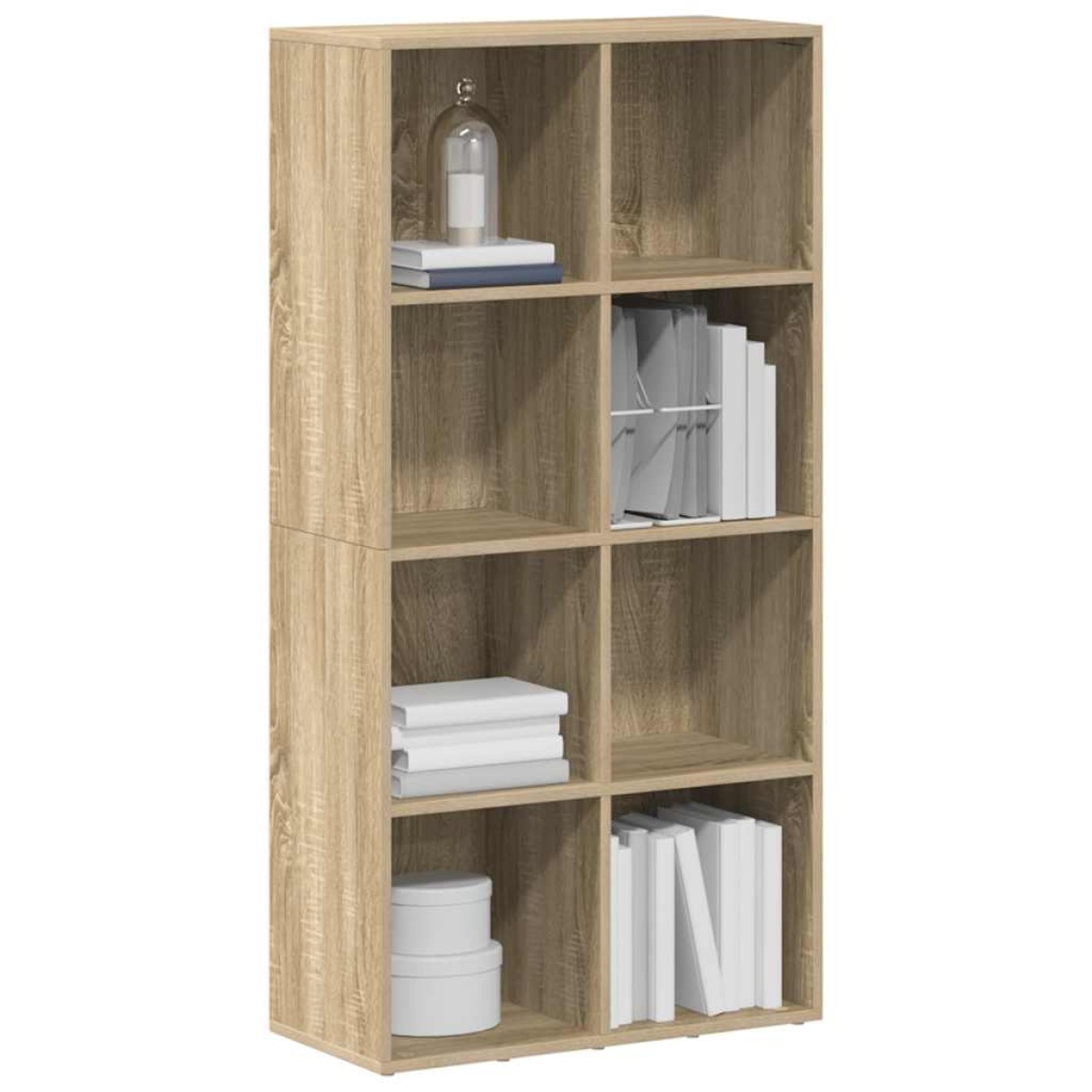 vidaXL Ραφιέρα/Βιβλιοθήκη Sonoma Δρυς 66x30x130 εκ. από Μοριοσανίδα