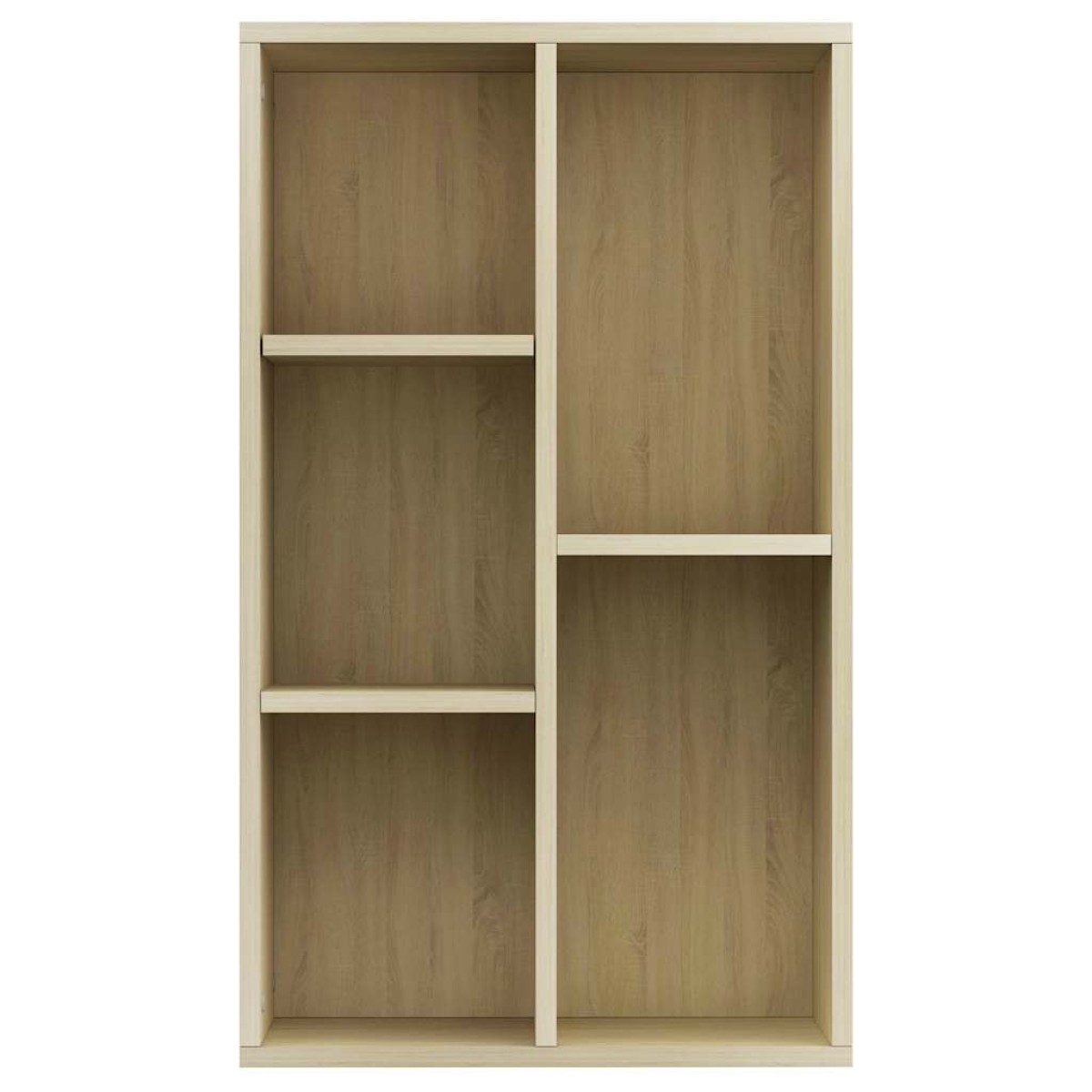 vidaXL Ραφιέρα / Βιβλιοθήκη Sonoma Δρυς 50x25x80 εκ. από Μοριοσανίδα