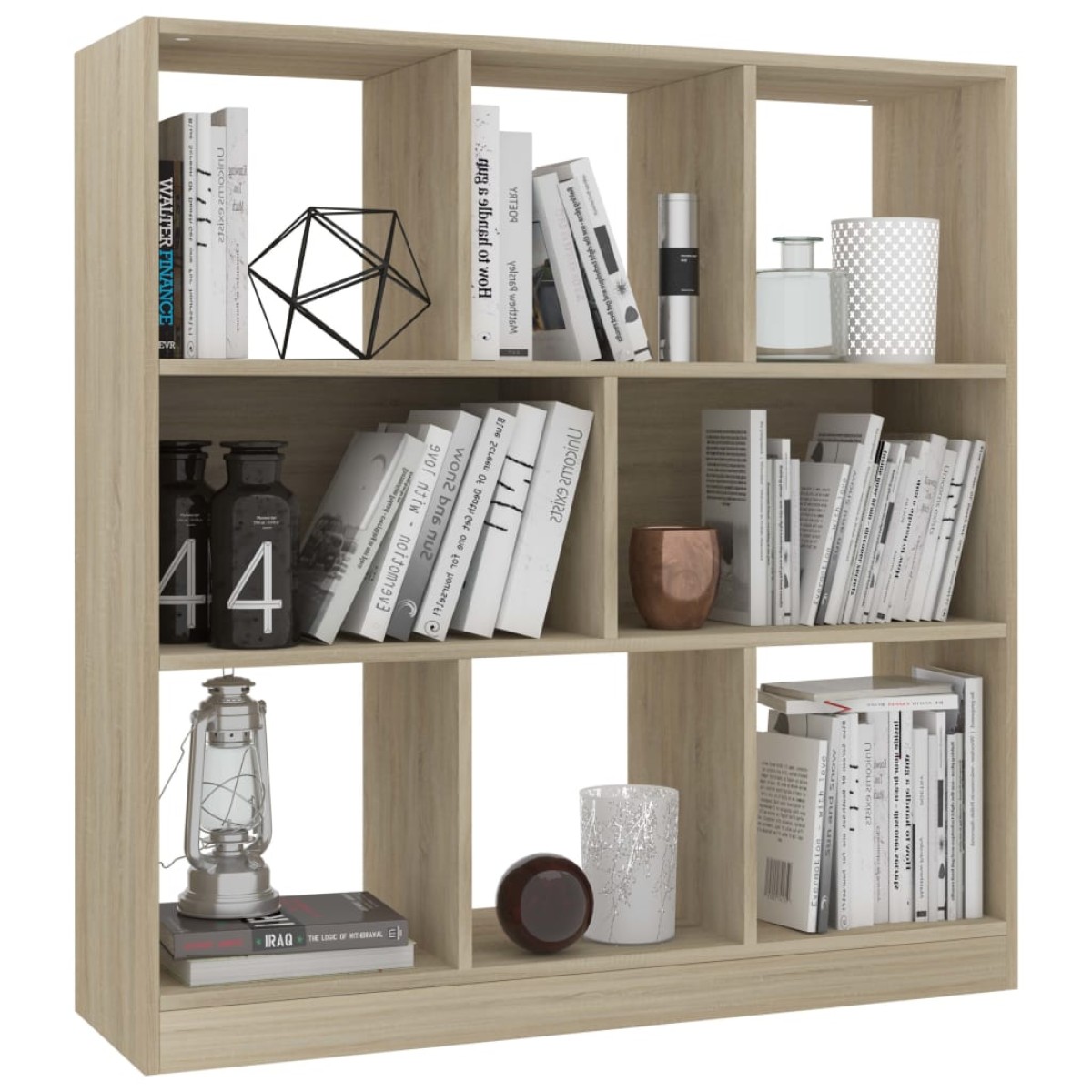 vidaXL Βιβλιοθήκη Χρώμα Sonoma Δρυς 97,5x29,5x100 εκ. από Μοριοσανίδα