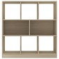 vidaXL Βιβλιοθήκη Χρώμα Sonoma Δρυς 97,5x29,5x100 εκ. από Μοριοσανίδα