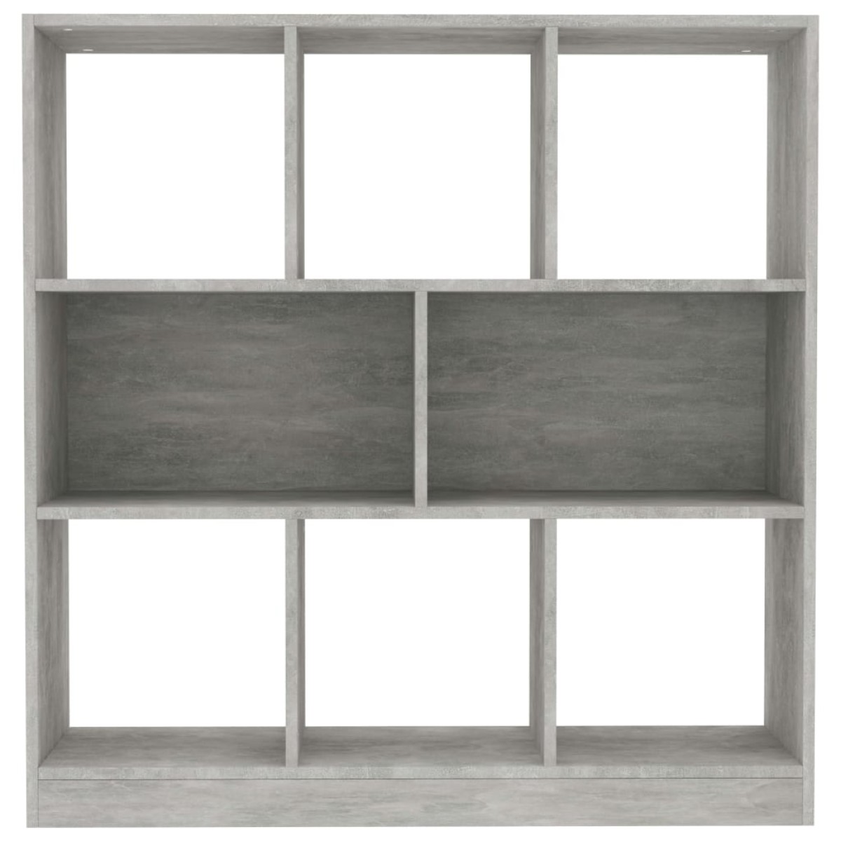 vidaXL Βιβλιοθήκη Γκρι Σκυροδέματος 97,5 x 29,5 x 100 εκ. Μοριοσανίδα