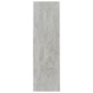 vidaXL Βιβλιοθήκη Γκρι Σκυροδέματος 97,5 x 29,5 x 100 εκ. Μοριοσανίδα