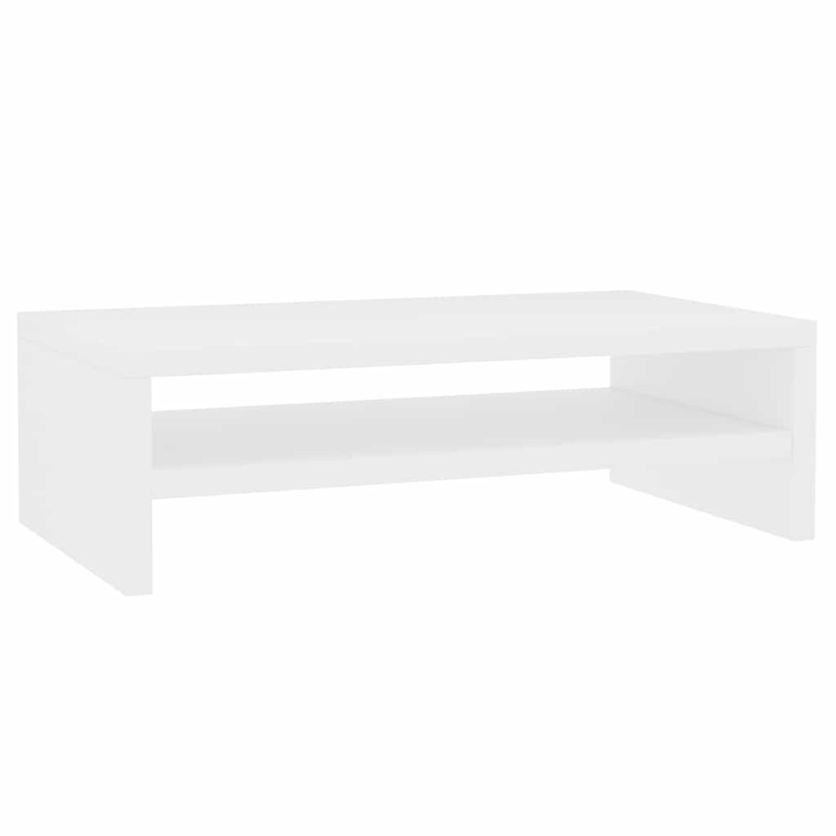 vidaXL Βάση Οθόνης Λευκή 42 x 24 x 13 εκ. από Μοριοσανίδα