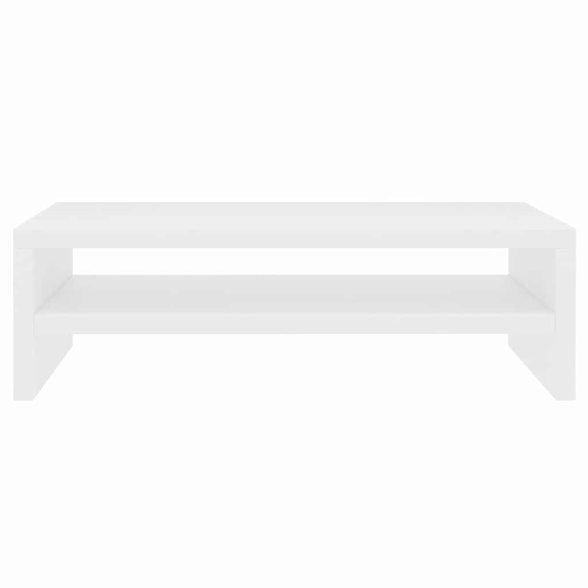 vidaXL Βάση Οθόνης Λευκή 42 x 24 x 13 εκ. από Μοριοσανίδα