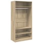vidaXL Ντουλάπα Χρώμα Sonoma Δρυς 100 x 50 x 200 εκ. από Μοριοσανίδα