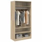 vidaXL Ντουλάπα Χρώμα Sonoma Δρυς 100 x 50 x 200 εκ. από Μοριοσανίδα