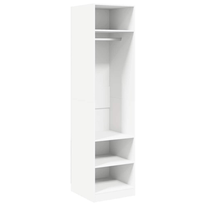 vidaXL Ντουλάπα Λευκή 50 x 50 x 200 εκ. από Επεξ. Ξύλο