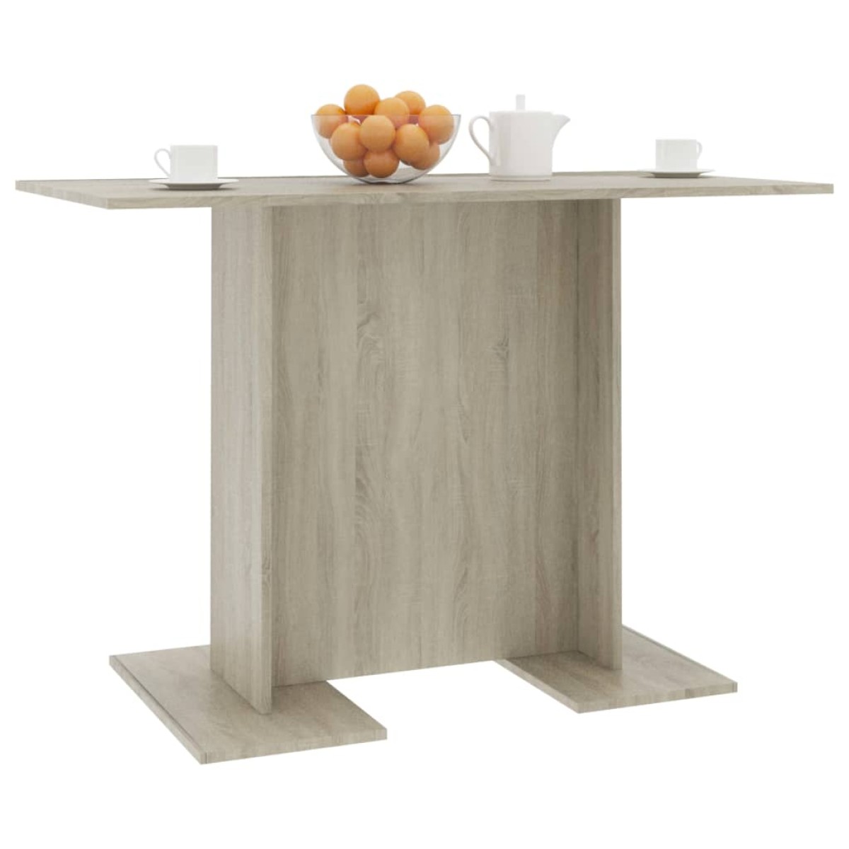 vidaXL Τραπεζαρία Sonoma Δρυς 110 x 60 x 75 εκ. από Μοριοσανίδα