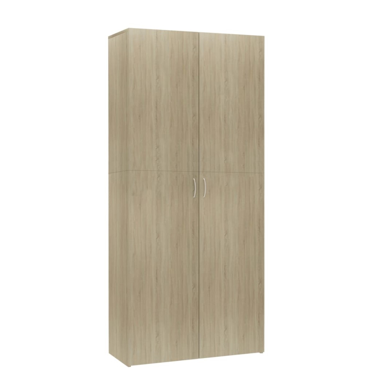 vidaXL Παπουτσοθήκη Sonoma Δρυς 80 x 35,5 x 180 εκ. από Μοριοσανίδα