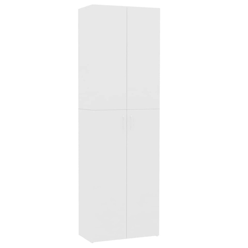 vidaXL Ντουλάπα Γραφείου Λευκή 60 x 32 x 190 εκ. από Επεξ. Ξύλο