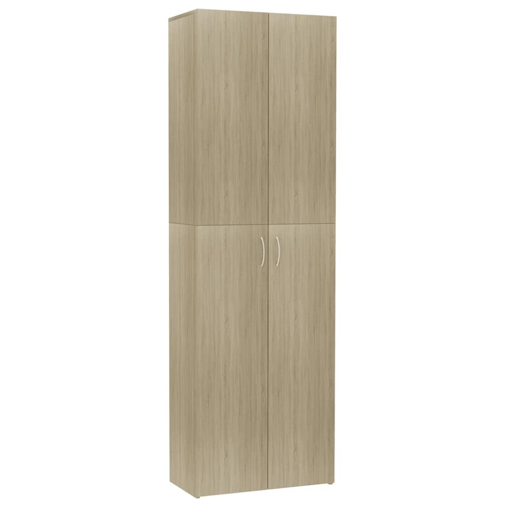 vidaXL Ντουλάπα Γραφείου Sonoma Δρυς 60 x 32 x 190 εκ. από Επεξ. Ξύλο