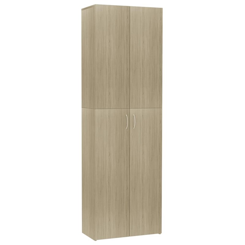 vidaXL Ντουλάπα Γραφείου Sonoma Δρυς 60 x 32 x 190 εκ. από Επεξ. Ξύλο