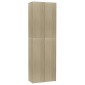 vidaXL Ντουλάπα Γραφείου Sonoma Δρυς 60 x 32 x 190 εκ. από Μοριοσανίδα