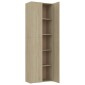 vidaXL Ντουλάπα Γραφείου Sonoma Δρυς 60 x 32 x 190 εκ. από Μοριοσανίδα
