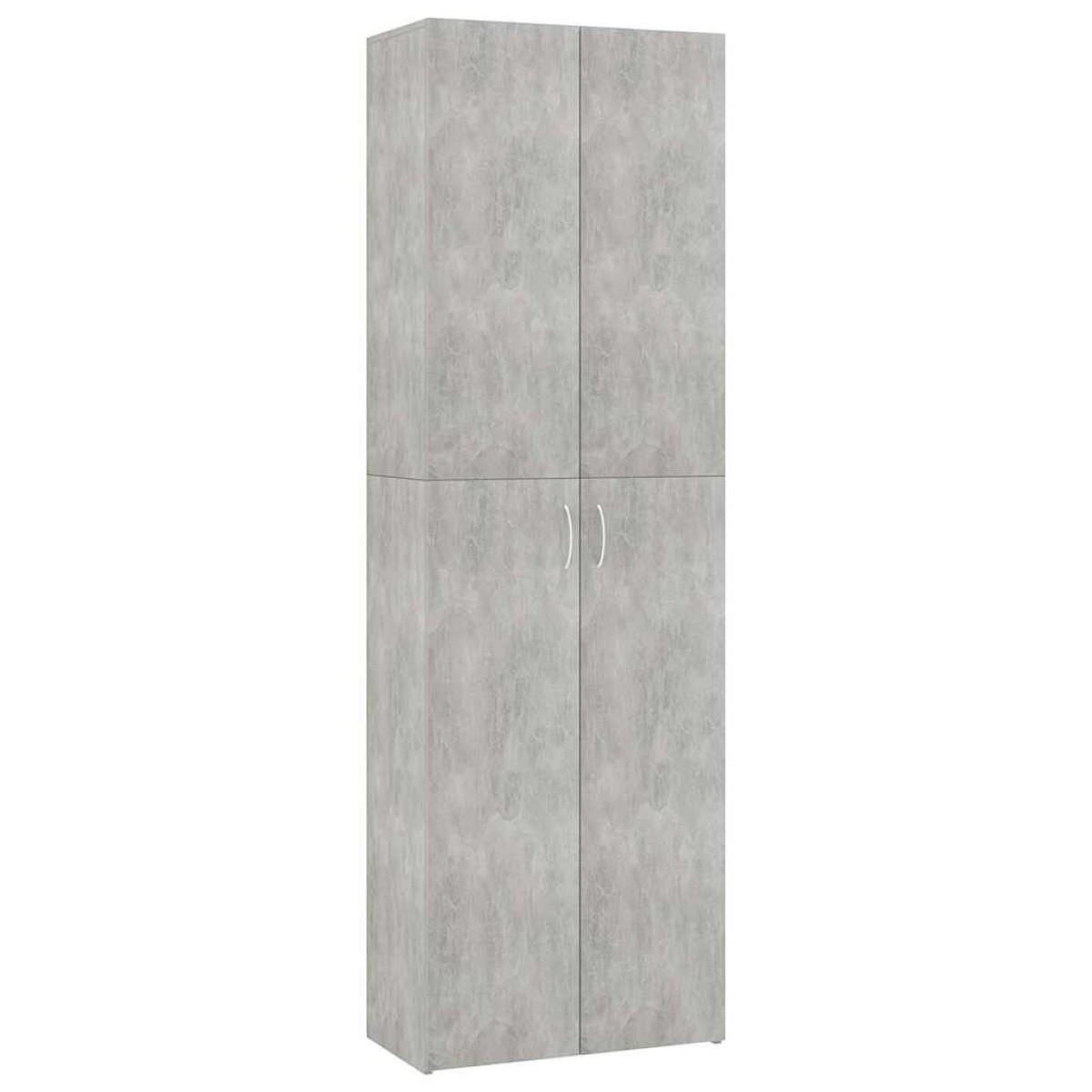 vidaXL Ντουλάπα Γραφείου Γκρι Σκυροδέματος 60x32x190 εκ. Μοριοσανίδα