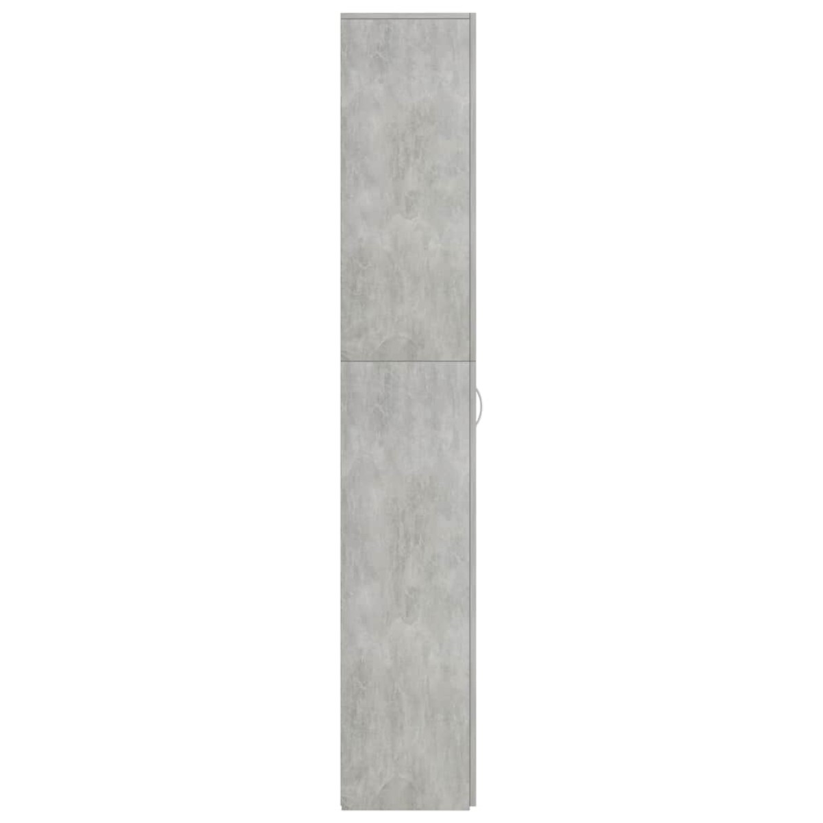 vidaXL Ντουλάπα Γραφείου Γκρι Σκυροδέματος 60x32x190 εκ. Μοριοσανίδα