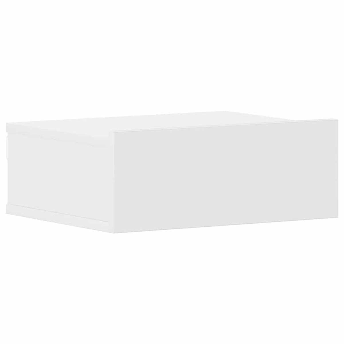 vidaXL Κομοδίνα Κρεμαστά 2 τεμ. Λευκά 40 x 30 x 15 εκ. από Μοριοσανίδα