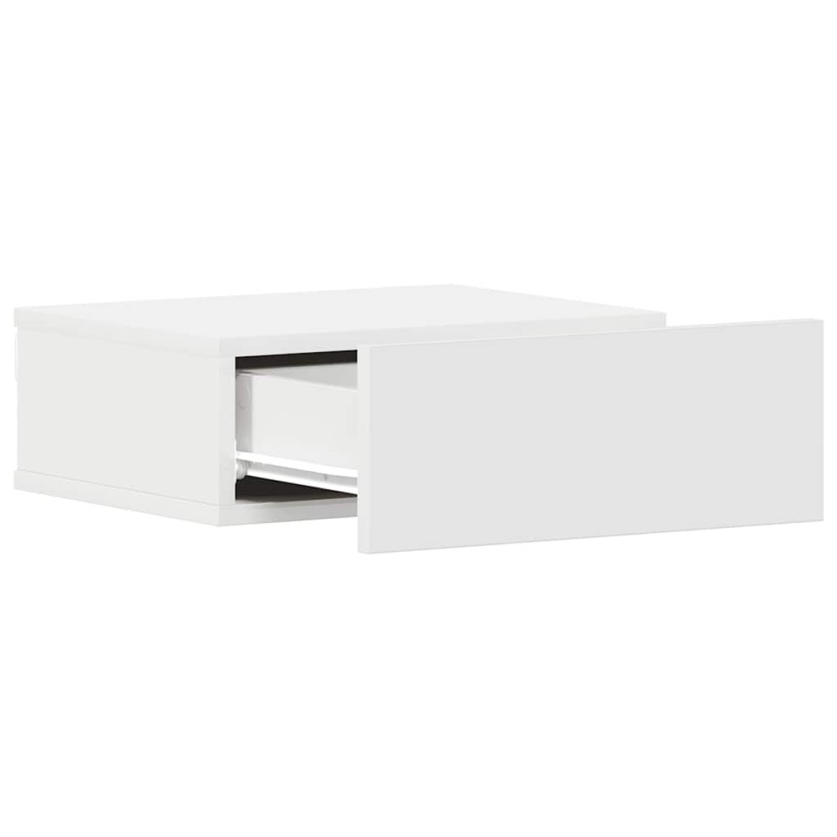 vidaXL Κομοδίνα Κρεμαστά 2 τεμ. Λευκά 40 x 30 x 15 εκ. από Μοριοσανίδα