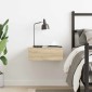 vidaXL Κομοδίνο Κρεμαστό Sonoma Δρυς 40x30x15 εκ. από Μοριοσανίδα